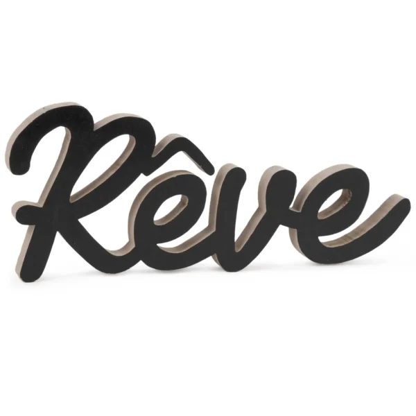 Attitudes Import Decorative "Reve" Word* Decorative Objects