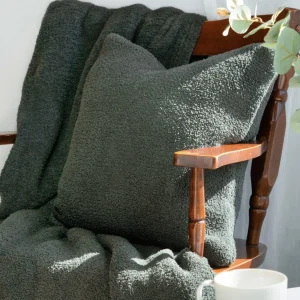 Agence K Deluxe Knitted Cushion - Bottle Green* Cushions