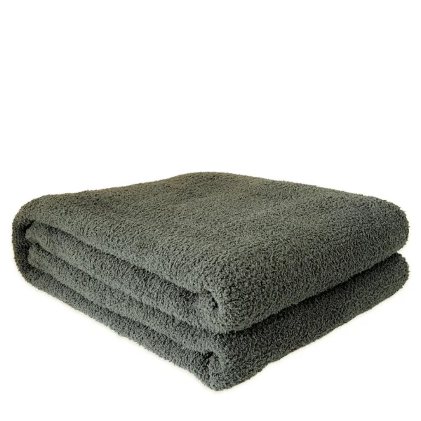 Agence K Deluxe Knitted Throw - Bottle Green* Throws