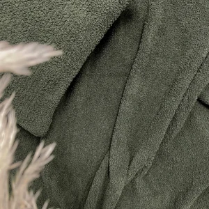Agence K Deluxe Knitted Throw - Bottle Green* Throws