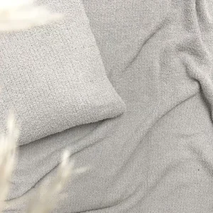 Agence K Deluxe Knitted Throw - Grey* Throws