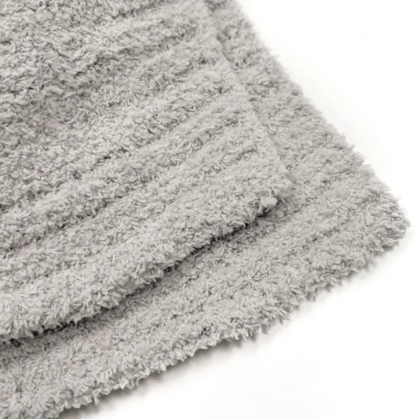 Agence K Deluxe Knitted Throw - Grey* Throws