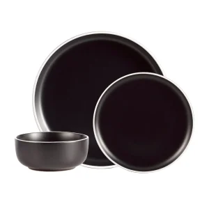 Safdie & Co Dinnerware Set - Black And White* Dishware