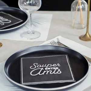 Safdie & Co Dinnerware Set - Black And White* Dishware