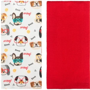 Safdie & Co Dish Cloths - Dogs* Household Linens