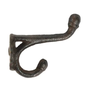 Nostalgia Import Double Level Hook - Brown* Handles & Hooks