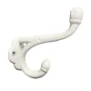 Nostalgia Import Double Level Hook - White* Handles & Hooks