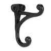 Attitudes Import Double Wall Hook - Black* Handles & Hooks