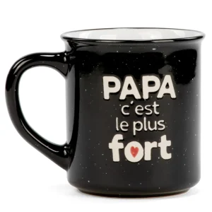 Attitudes Import 2 Embossed Mug - Le Plus Fort* Mugs With Text