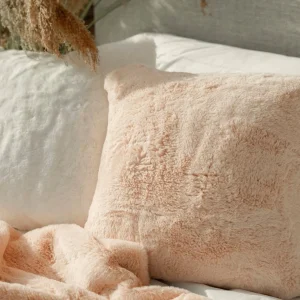 Agence K Fake Rabbit Fur Cushion - Pink* Cushions