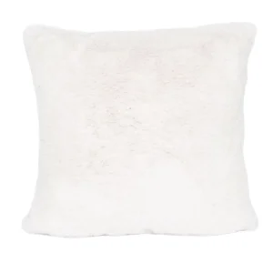 Agence K Fake Rabbit Fur Cushion - White* Cushions