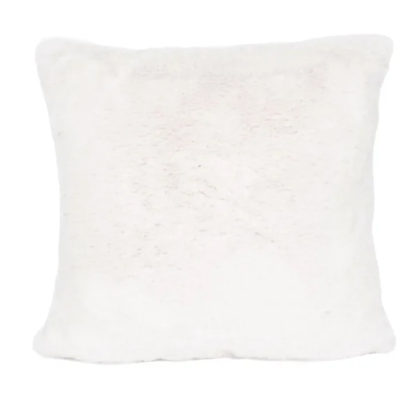 Agence K Fake Rabbit Fur Cushion - White* Cushions