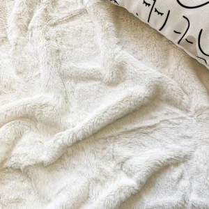 Agence K Faux Rabbit Fur Throw - Ivory* Throws