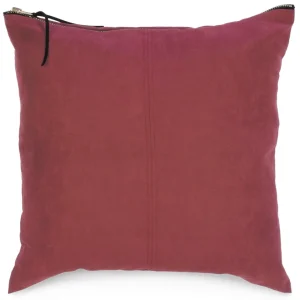Agence K Faux Suede Cushion - Burgundy* Cushions
