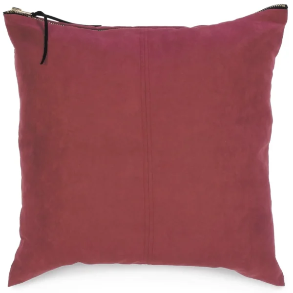 Agence K Faux Suede Cushion - Burgundy* Cushions
