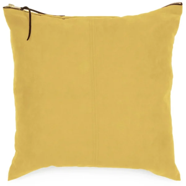 Agence K Faux Suede Cushion - Yellow* Cushions