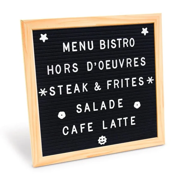 Ricardo Felt Board - Interchangeable Letters* Decorative Objects