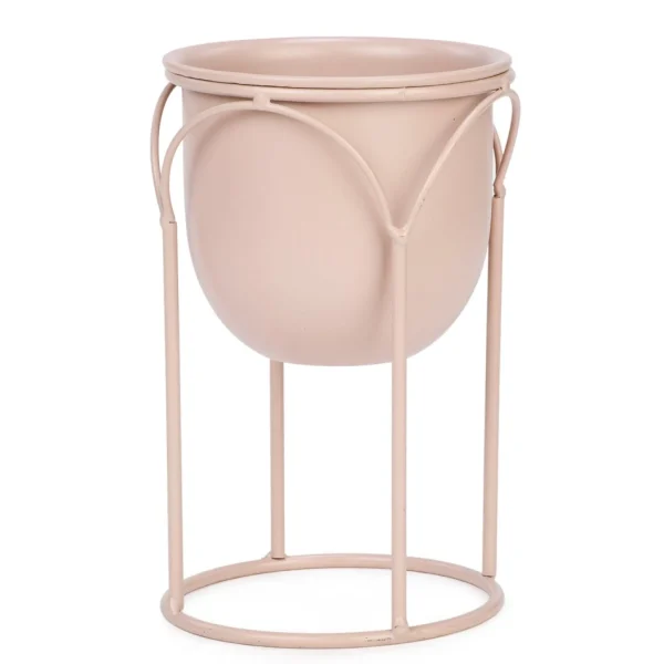 Attitudes Import Flowerpot On Stand - Blush* Vases & Pots
