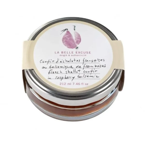 La Belle Excuse French Shallot Confit With Raspberry Balsamic* Confits & Seasonings