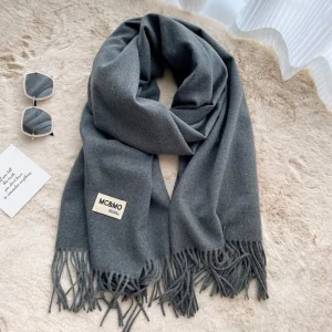 Pathz Fringe Scarf - Grey* Scarves, Gloves & Hats
