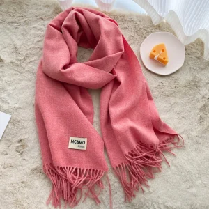 Pathz Fringe Scarf - Pink* Scarves, Gloves & Hats