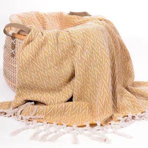 Agence Viva Fringe Throw - Dijon Yellow* Throws