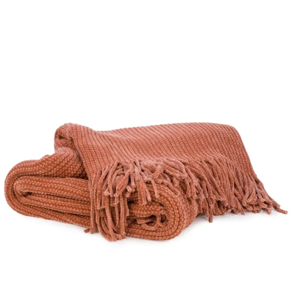 Attitudes Import 2 Fringe Throw - Rusty* Throws
