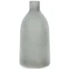 Attitudes Import 2 Frosted Glass Vase - Grey* Vases & Pots