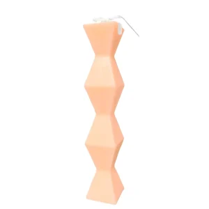 Nostalgia Import Geo Candle - Peach* Decorative Candles