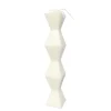 Nostalgia Import Geo Candle - White* Decorative Candles