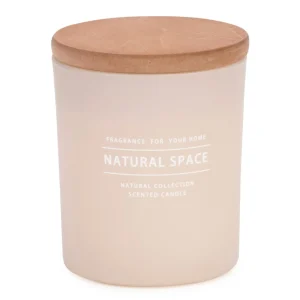 Attitudes Import Glass Candle - Natural Space* Decorative Candles