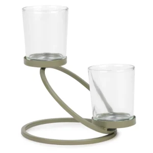 Attitudes Import Glass Pillar Door - Double* Candle Holders
