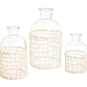 Group ADV Glass Vase With Rope* Vases & Pots