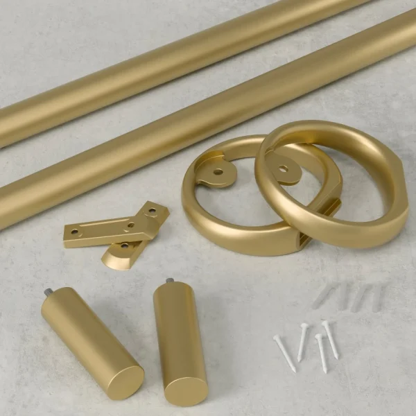 Umbra Gold Curtain Rod - Ringlet* Poles & Curtains