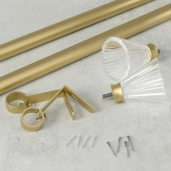 Umbra Gold Curtain Rod - Tutu* Poles & Curtains