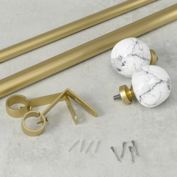 Umbra Gold Curtain Rod - Venus* Poles & Curtains
