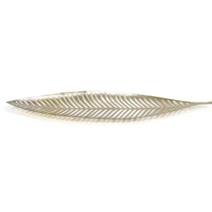 Attitudes Import Gold Metal Deco Leaf* Plates, Trays & Containers