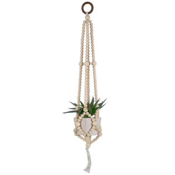 Attitudes Import Hanging Planter - Beads* Planters
