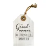 Attitudes Import Hanging Plate - Grand-Maman* Plates & Wall Frames