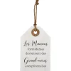 Attitudes Import Hanging Plate - Grand-Meres* Plates & Wall Frames