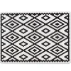 Abbott Hexagon Placemat - Black And White* Tablecloths, Placemats & Napkins