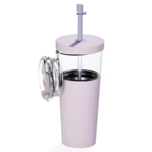 Adnart 2 In 1 Insulated Bottle - Light Pink* Traveling Mugs