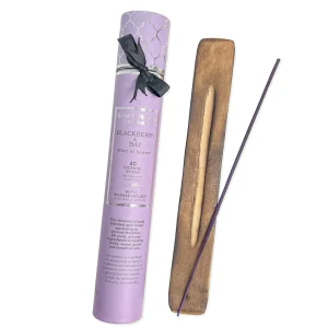Relaxus Incense & Holder - Blackberry & Bay* Incense
