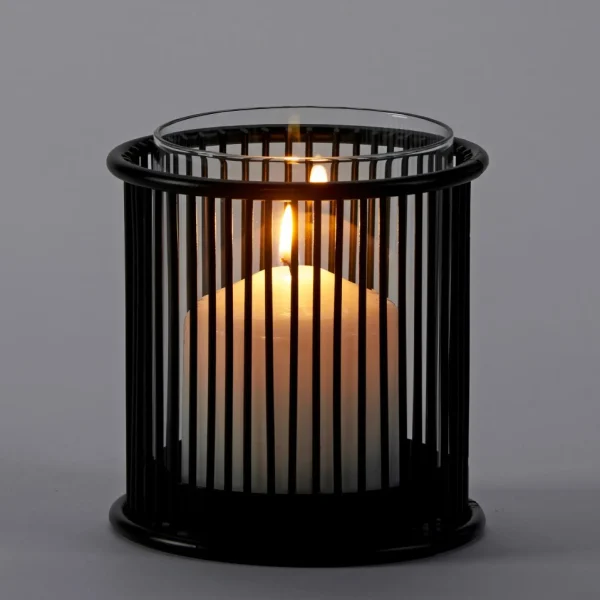Gift Craft Iron Candle Holder - Black* Candle Holders