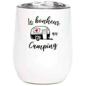 Attitudes Import 2 Isothermal Wine Glass - Bonheur Camping* All For Wine