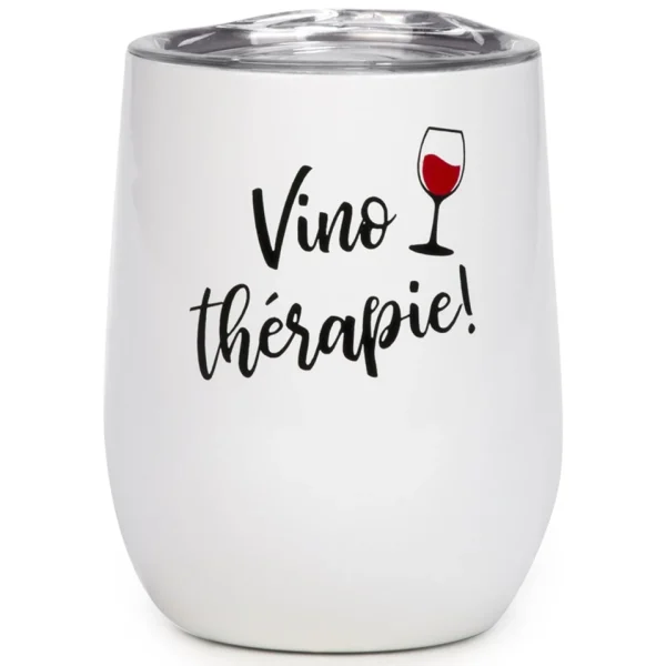Attitudes Import 2 Isothermal Wine Glass - Therapie* All For Wine