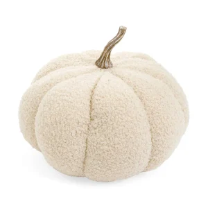 Group ADV Ivory Wool Pumpkin* Decorative Objects