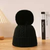 Pathz Knit Toque With Pompon - Black* Scarves, Gloves & Hats