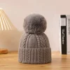 Pathz Knit Toque With Pompon - Grey* Scarves, Gloves & Hats