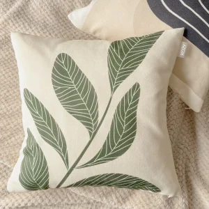 Les textiles Patlin Kozy Cushion - Green Foliage* Cushions